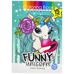 Розмальовка "FUNNY UNICORN 2", 210х297 мм, Art Studio Of Happiness