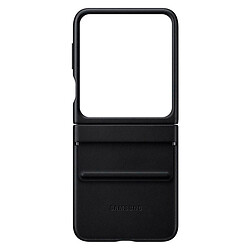 Чохол (накладка) Samsung Galaxy Flip 7, Leather Case Color, Чорний