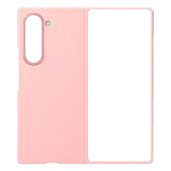 Чохол (накладка) Samsung Galaxy Fold 7, Leather Case Color, Рожевий