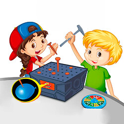 Настільна інтерактивна ігра Ummi 707-88 Nail Hammering Game, Синій