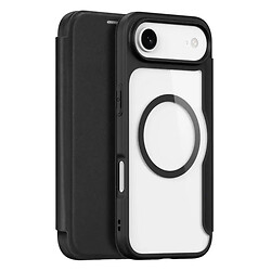 Чехол (книжка) Apple iPhone 17 Air, Dux Ducis Skin X Pro, MagSafe, Черный