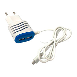 СЗУ, С кабелем, MicroUSB, Белый
