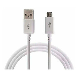 USB кабель, MicroUSB, 0.85 м., Белый