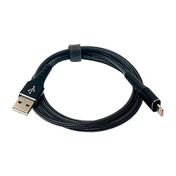 USB кабель Premium Apple iPhone SE 2022 / iPhone 14 Pro Max / iPhone 14 Plus / iPhone 14 Pro / iPhone 14 / iPhone 13 Pro / iPhone 13 Mini / iPhone 13 / iPhone 13 Pro Max / iPhone 12 Mini / iPhone 12 Pro Max / iPhone 12 Pro, Lightning, 1.0 м., Черный