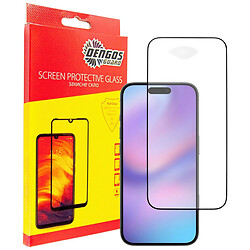 Захисне скло Apple iPhone 17, Dengos, Чорний