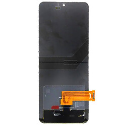 Дисплей (екран) Samsung F721 Galaxy Z Flip 4 5G, Original (100%), З сенсорним склом, Без рамки, Чорний