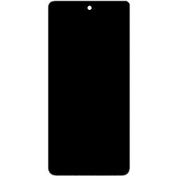 Дисплей (екран) Xiaomi Redmi Note 14, З сенсорним склом, З рамкою, TFT, Чорний