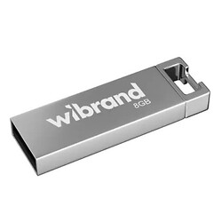 USB Flash Wibrand, 8 Гб., Серебряный
