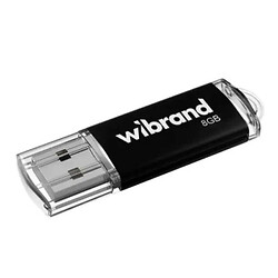 USB Flash Wibrand Cougar, 8 Гб., Черный