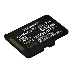 Карта пам'яті Kingston Canvas Select Plus microSDXC UHS-I U3, 512 Гб.