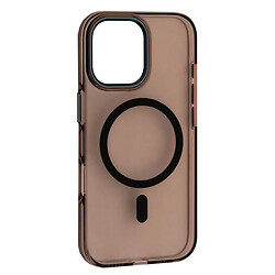 Чехол (накладка) Apple iPhone 17, Silver Shield, MagSafe, Transparent Black, Черный