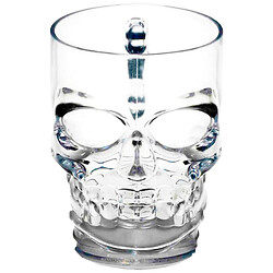 Кухоль скляний ECOMO SKULL прозорий, 500 мл