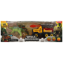 Набор игрушечный "Внедорожник с динозавром", Toi-Toys