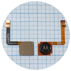 Шлейф Motorola XT1965 Moto G7 Plus, С сканером отпечатка пальца, Черный