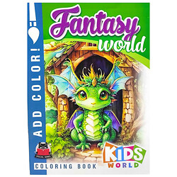 Раскраска "FANTASY WORLD", 210х297 мм., Art Studio Of Happiness