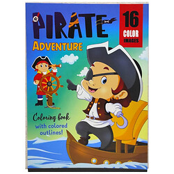 Раскраска "PIRATE ADVENTURE", 210х297 мм, Art Studio Of Happiness