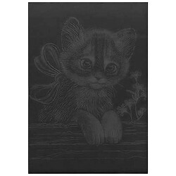 Гравюра "Gold Metallic: КОТЕНКИ З БАНТОМ", А5, Danko Toys