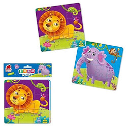 Мягкие пазлы 2в1 "Foam Puzzle: Зоопарк", Vladi Toys