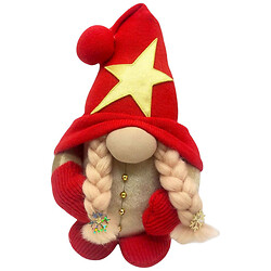 Мягкая игрушка "Скандинавский гном", Hand Made, высота 26 см, девочка, Mic