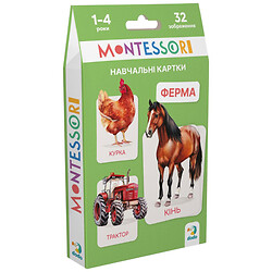 Набор учебных карт Монтессори «Ферма», Dodo