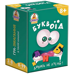 Настільна міні-гра "Буквоїд", укр, Vladi Toys