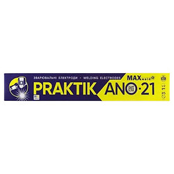 Електроди зварювальні MAXweld Praktik, АНО-21, d=3мм, 1кг