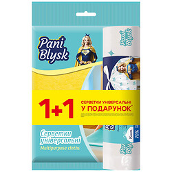 Набор для уборки Рani Blysk: мусорные пакеты 15 шт, салфетки 3 шт