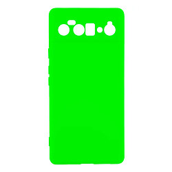 Чехол (накладка) Google Pixel 6 Pro, GETMAN Liquid Silk, Neon Green, Салатовый