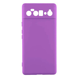 Чехол (накладка) Google Pixel 6 Pro, GETMAN Liquid Silk, Фиолетовый