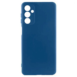 Чехол (накладка) Samsung A145 Galaxy A14 / A146 Galaxy A14 5G, GETMAN Liquid Silk, Navy Blue, Синий