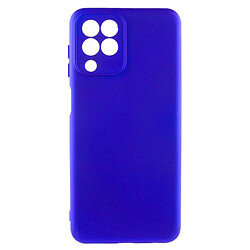 Чехол (накладка) Samsung M336 Galaxy M33 5G, GETMAN Liquid Silk, Iris, Синий