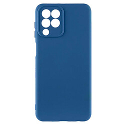 Чехол (накладка) Samsung M336 Galaxy M33 5G, GETMAN Liquid Silk, Navy Blue, Синий