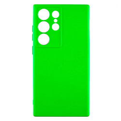 Чехол (накладка) Samsung S928 Galaxy S24 Ultra, GETMAN Liquid Silk, Neon Green, Салатовый