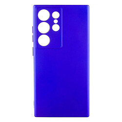 Чехол (накладка) Samsung S928 Galaxy S24 Ultra, GETMAN Liquid Silk, Iris, Синий