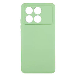 Чехол (накладка) Xiaomi Poco X6 Pro / Redmi K70E, GETMAN Liquid Silk, Pistachio, Зеленый