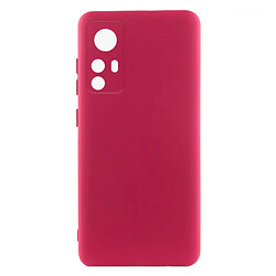 Чехол (накладка) Xiaomi 12T / 12T Pro, GETMAN Liquid Silk, Marsala, Бордовый