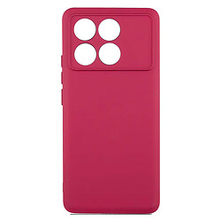 Чехол (накладка) Xiaomi Poco X6 / Redmi Note 13 Pro 5G, GETMAN Liquid Silk, Marsala, Бордовый
