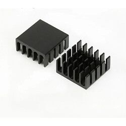 Радиатор игольчатый RAD-22x22x10-BLACK
