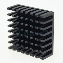 Радиатор игольчатый RAD-25x25x10-BLACK