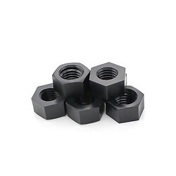 Винт крепежный Гайка пластикова ЧОРНА M3 (100pcs)