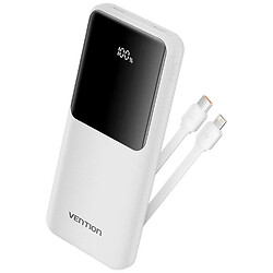 Портативна батарея (Power Bank) Vention FHOW0, 10000 mAh, Білий