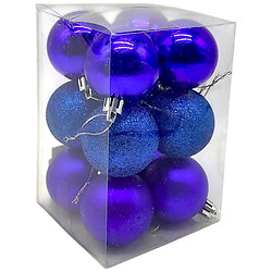 Новогодние украшения 12 штук, диаметр – 4,5 см, Mic