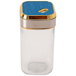 Ємність для спецій скляна квадратна з кришкою