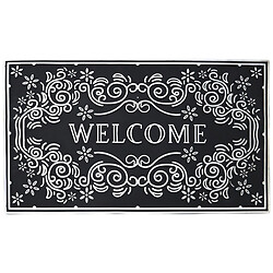 Килимок придверний прямокутний з візеронком Welcome 45х75 см