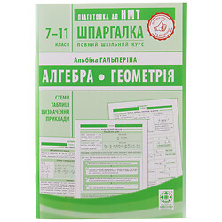 Книга детская издательство Весна серия Подготовка к НМТ Шпаргалка