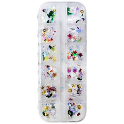 Набір декору для нігтів Зимовий мікс