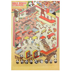 Наліпки дитячі 3D Облаштуй приміщення мікс