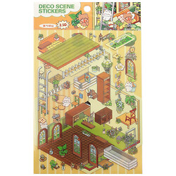 Наліпки дитячі 3D Облаштуй приміщення мікс