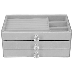 Органайзер для украшений на 3 ящичка 24х13,5х11 см