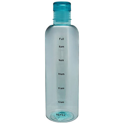 Бутылка для напитков пластиковая прозрачная цветная 500 мл